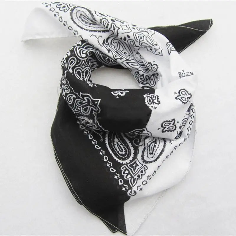 Bandana Unissex Algodão - Estilo Cowboy para Bikers e Esportistas