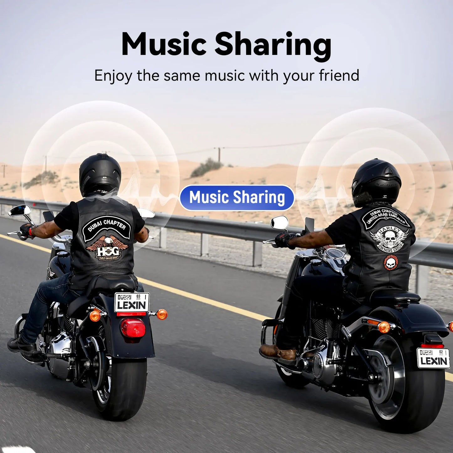 Intercomunicador Bluetooth & Mesh para Motocicleta LEXIN-MeshCom