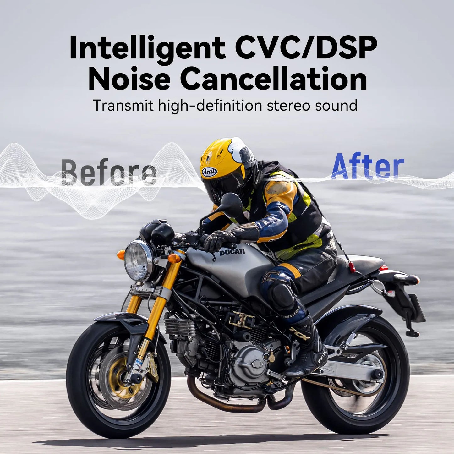 Intercomunicador Bluetooth & Mesh para Motocicleta LEXIN-MeshCom