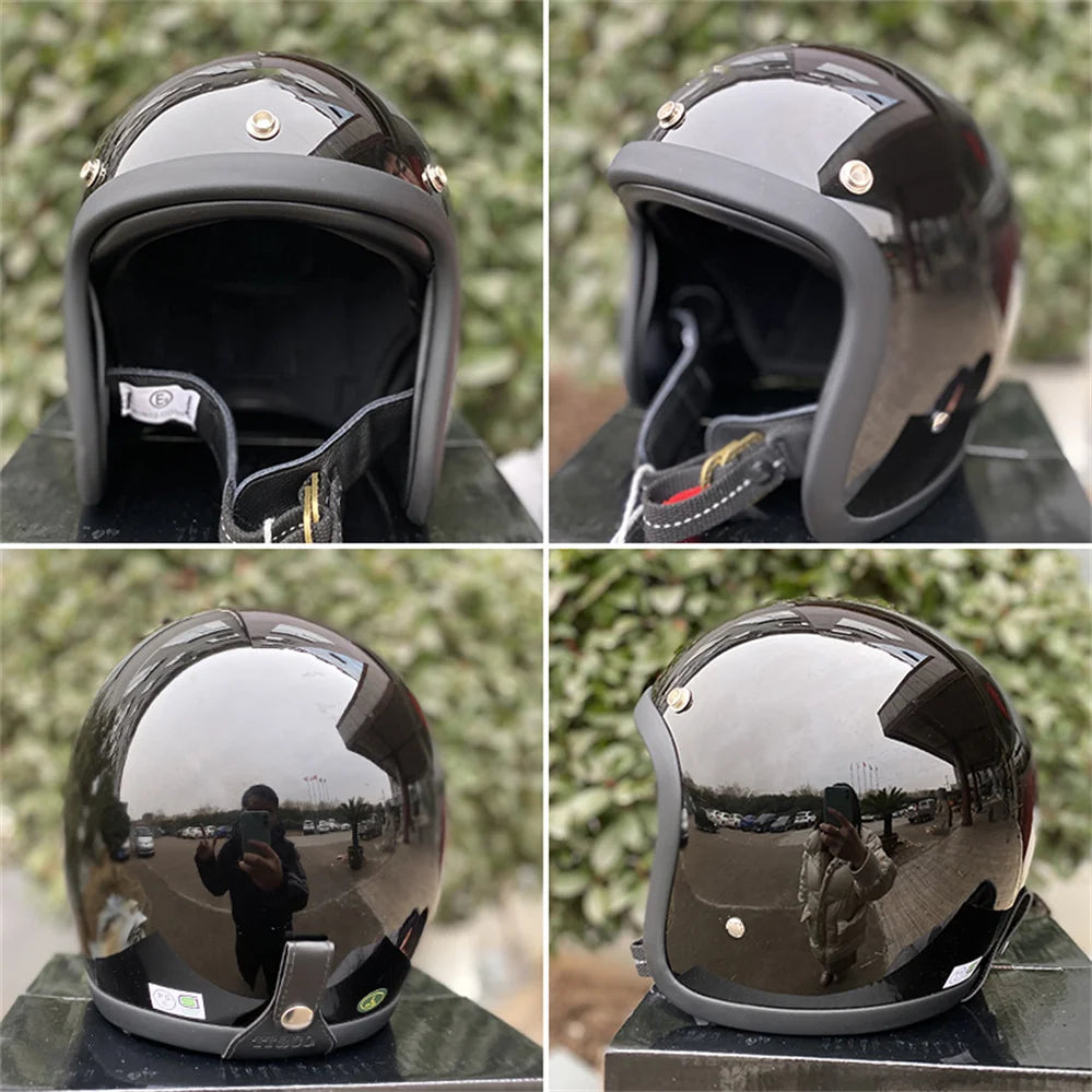 Capacete Vintage TT&COCASCOS 500TX - Open Face