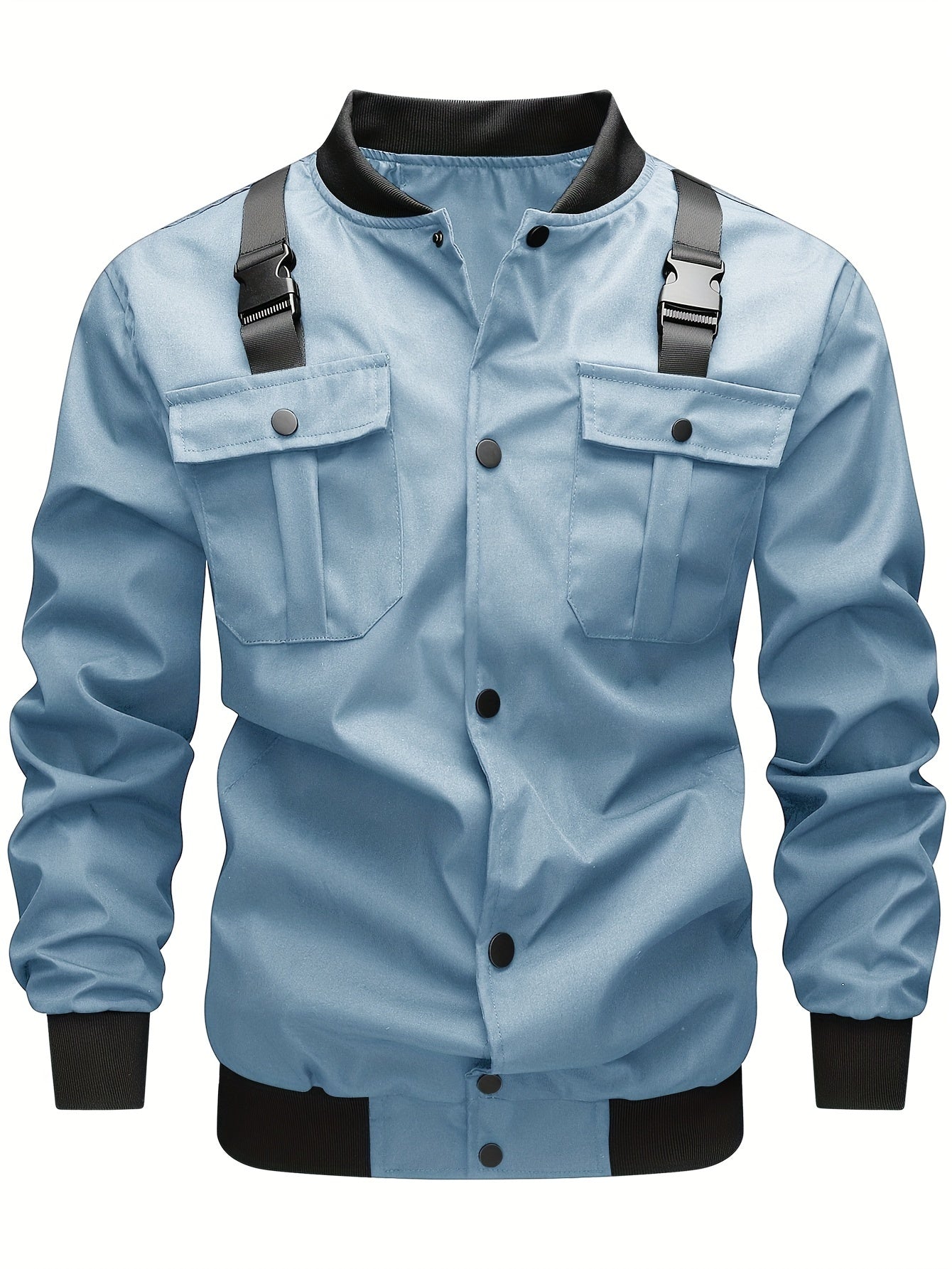 Jaqueta Biker Masculina Casual - Estilo Tech Wear