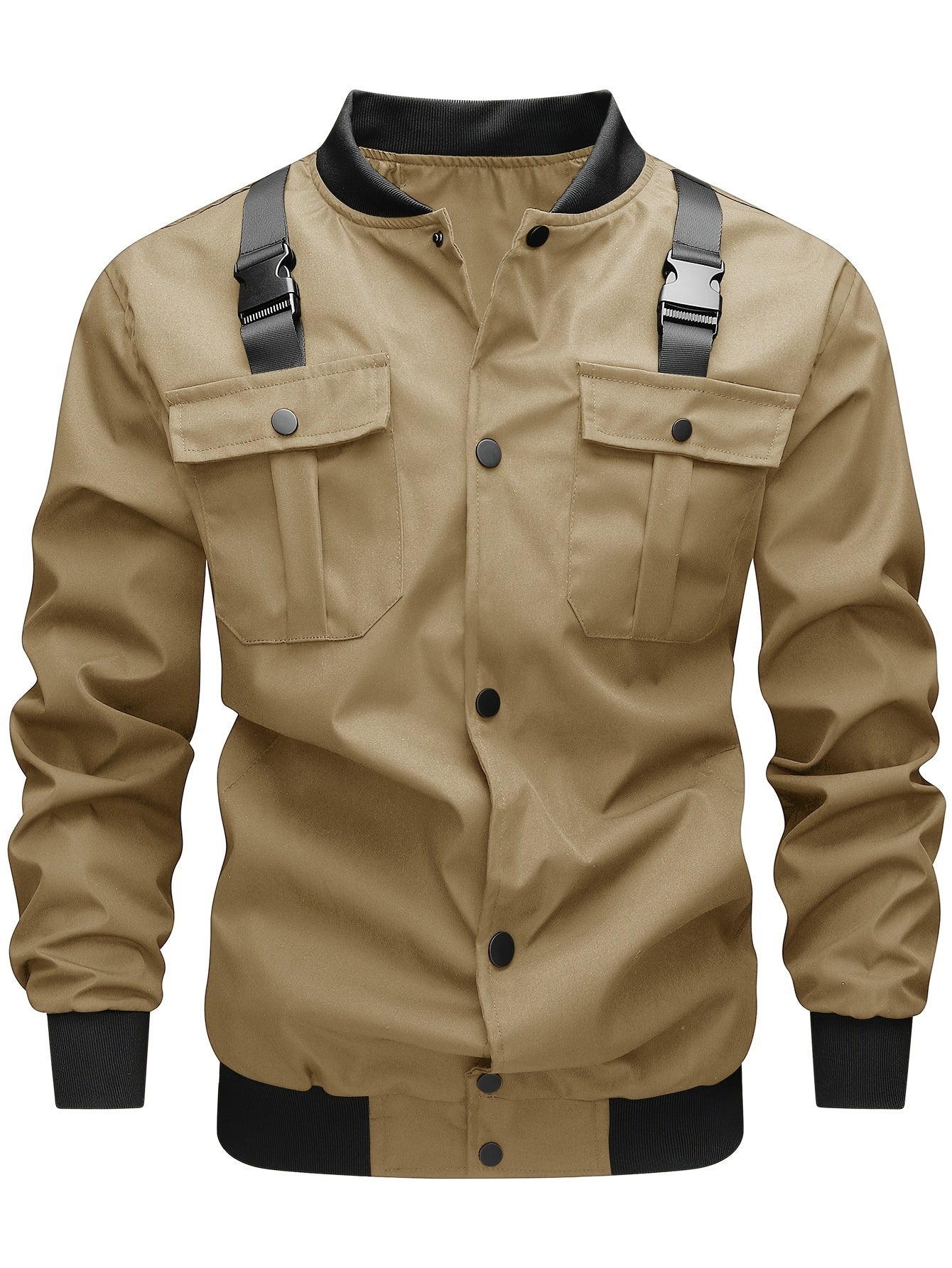 Jaqueta Biker Masculina Casual - Estilo Tech Wear