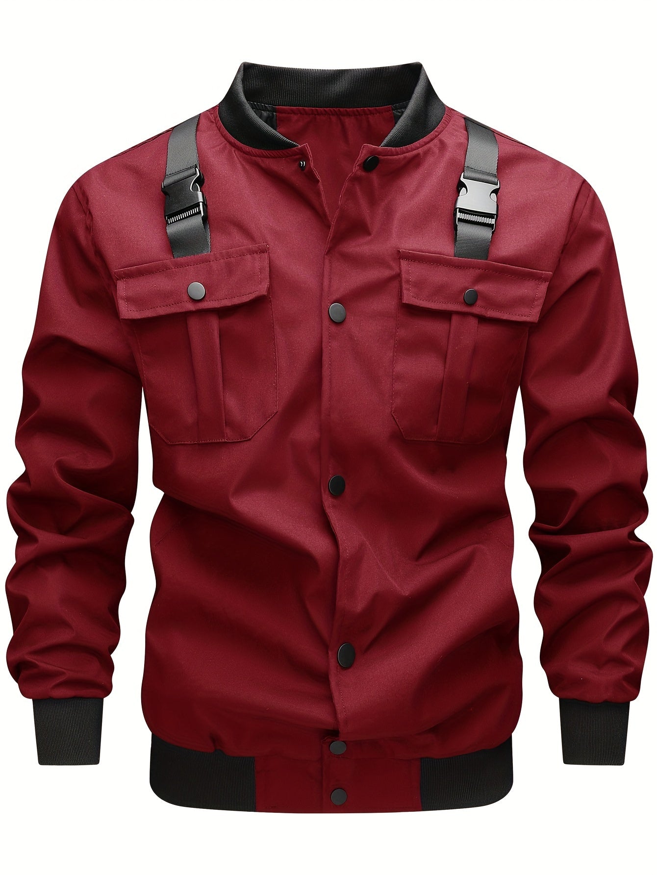 Jaqueta Biker Masculina Casual - Estilo Tech Wear