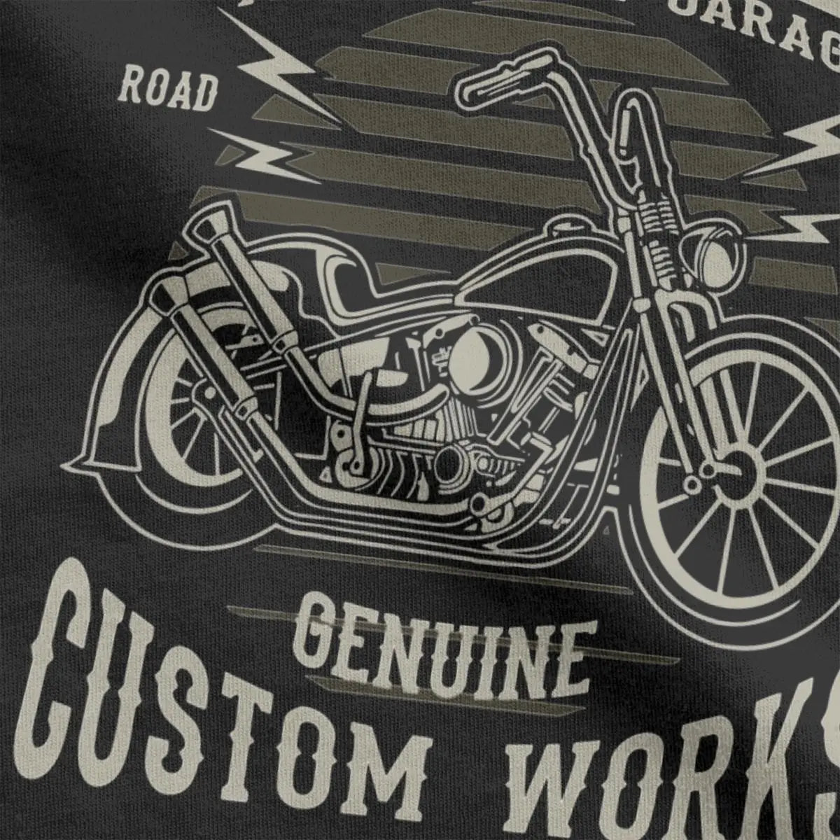 Camiseta Masculina Chopper Custom - Estilo e Conforto para os Apaixonados por Motociclismo