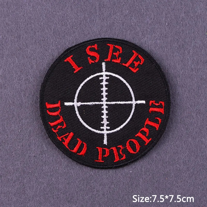 Patch de Bordado Punk - Skull