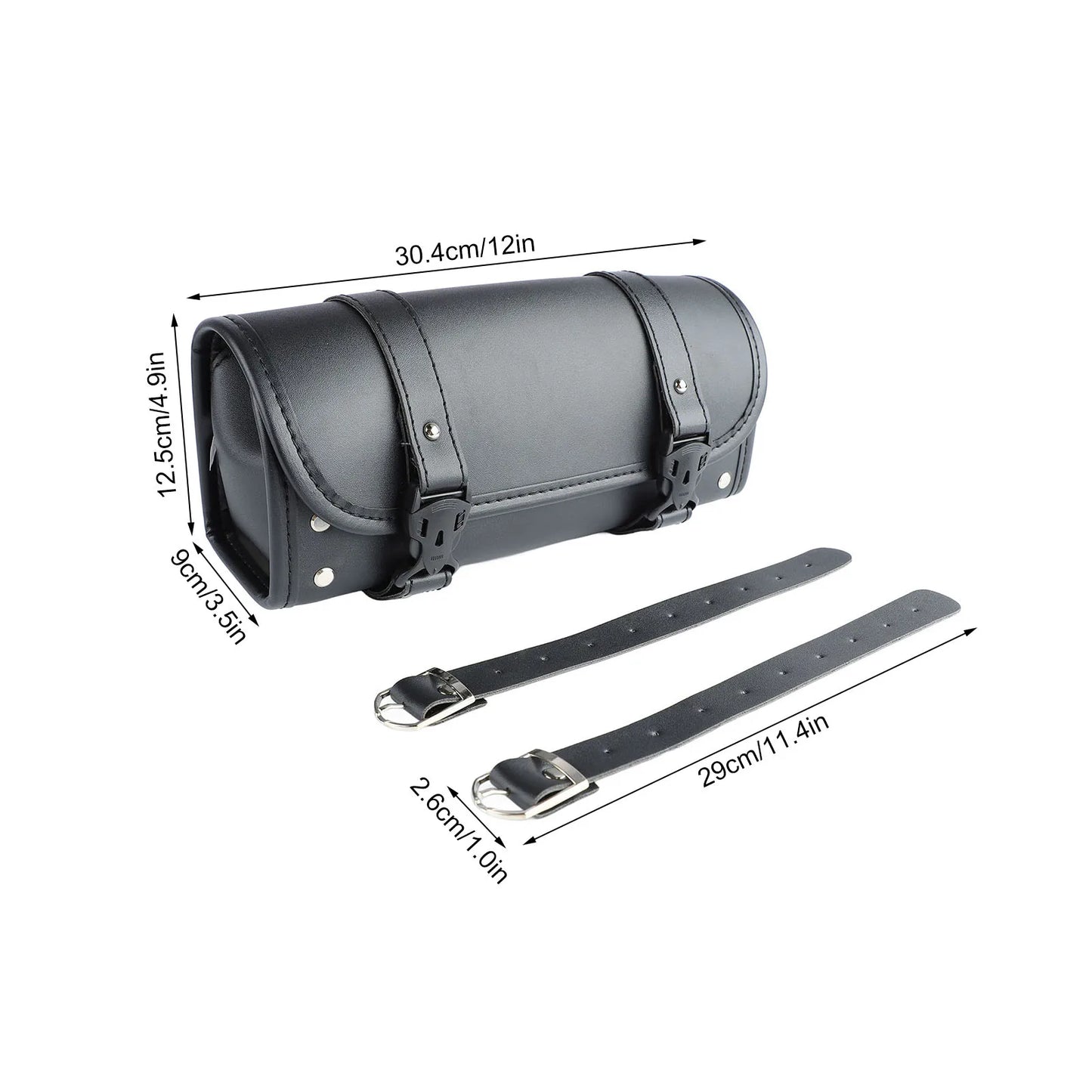 Alforge de Guidão para Motocicleta – Bolsa à Prova D'Água, Resistente ao Desgaste e Instalação Flexível