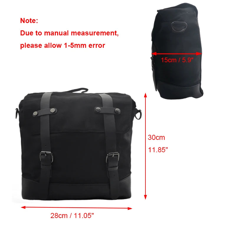 Bolsas de Lateral Impermeáveis para Motocicleta - Alta Capacidade, Versatilidade e Durabilidade