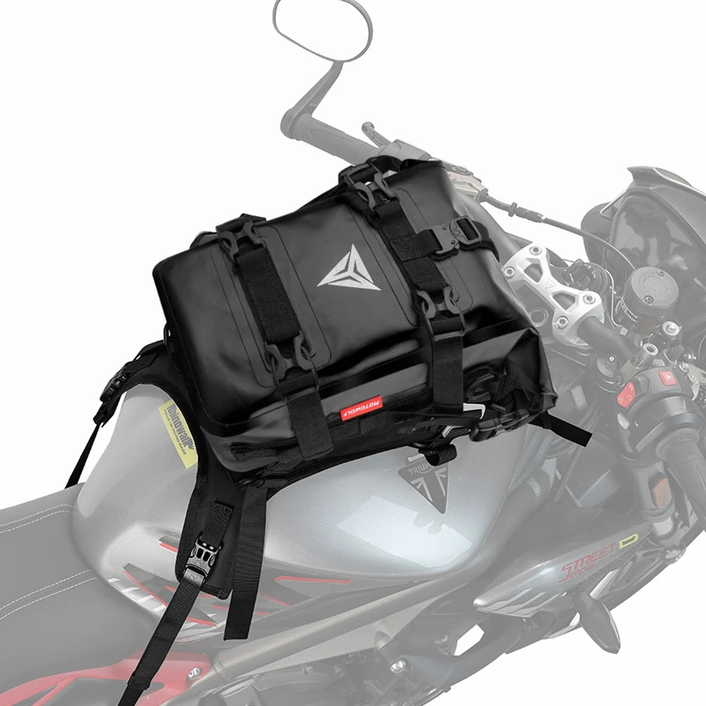Conjunto de Bolsa de Tanque de Combustível para Motocicleta 8L