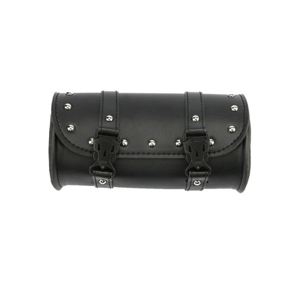 Bolsa de Ferramentas para Garfo Dianteiro de Motocicleta - Universal para Guidão, Compatível com Harley, Kawasaki, Yamaha, Dyna, Softail