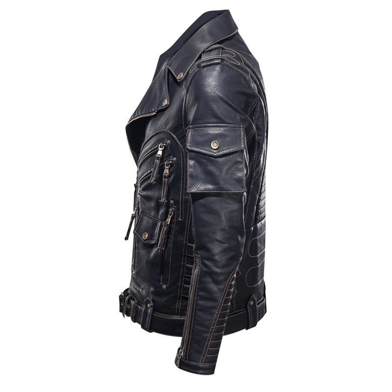 Jaqueta de Couro Masculina - Estilo e Conforto para os Dias Frios
