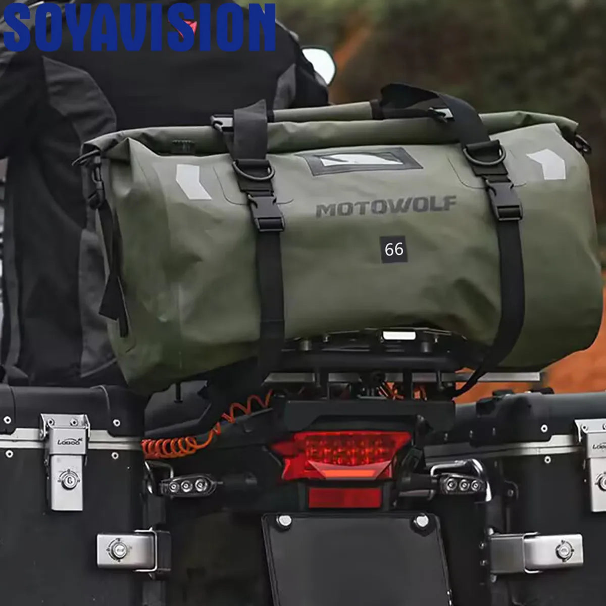 Mochila Impermeável para Motocicleta - 40L/66L