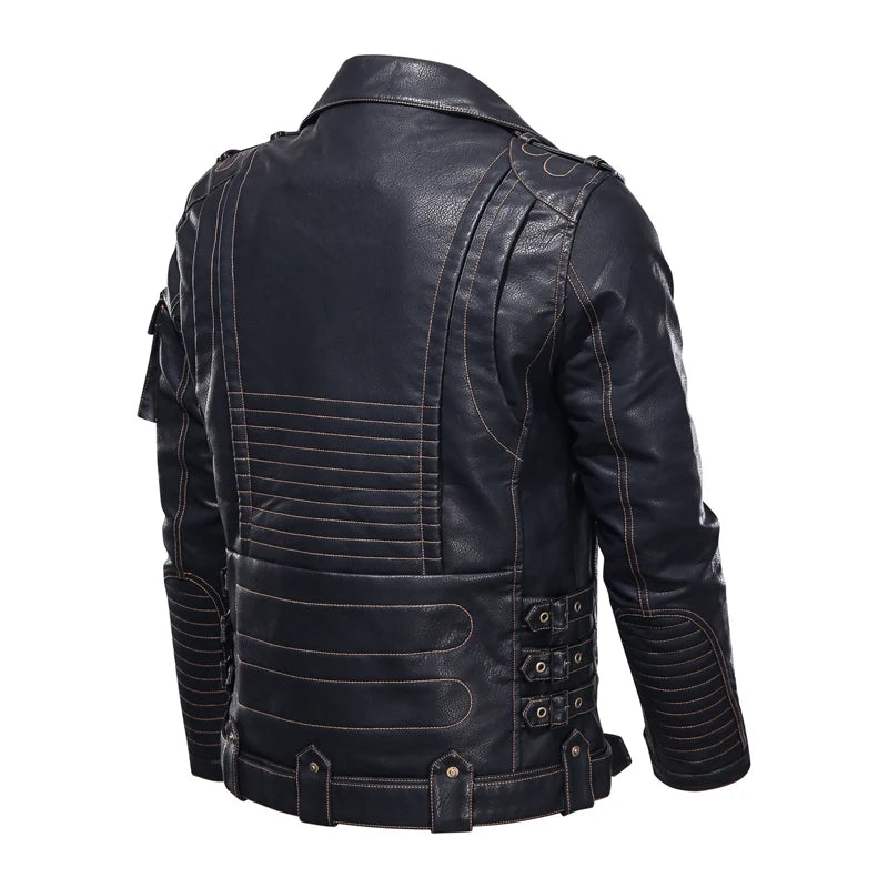 Jaqueta de Couro Masculina - Estilo e Conforto para os Dias Frios