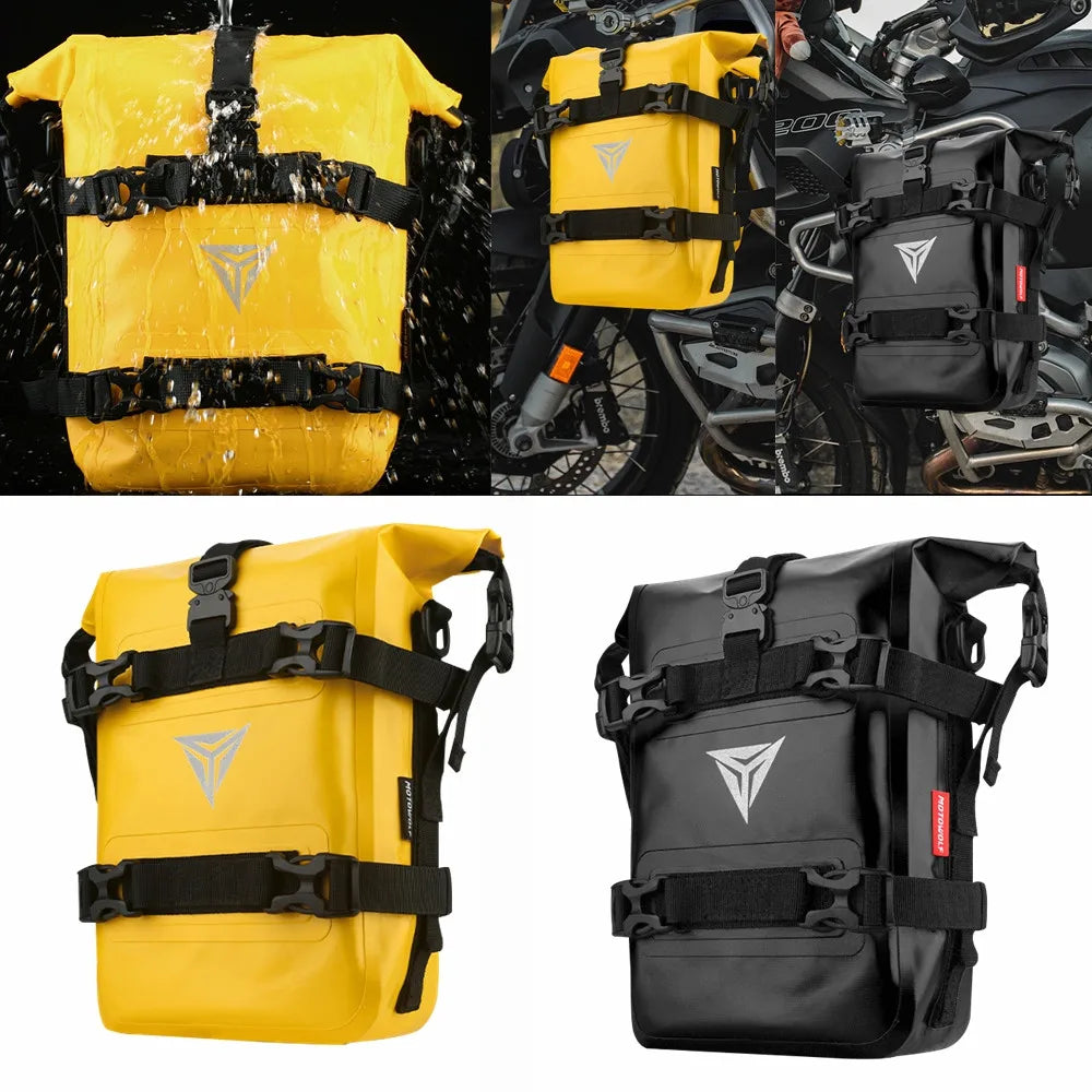 Conjunto de Bolsa de Tanque de Combustível para Motocicleta 8L