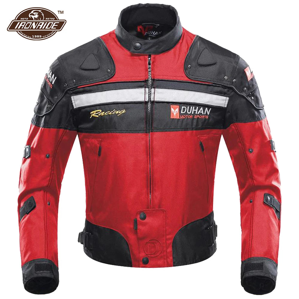 Jaqueta Motociclista DUHAN - Impermeável e Resistente