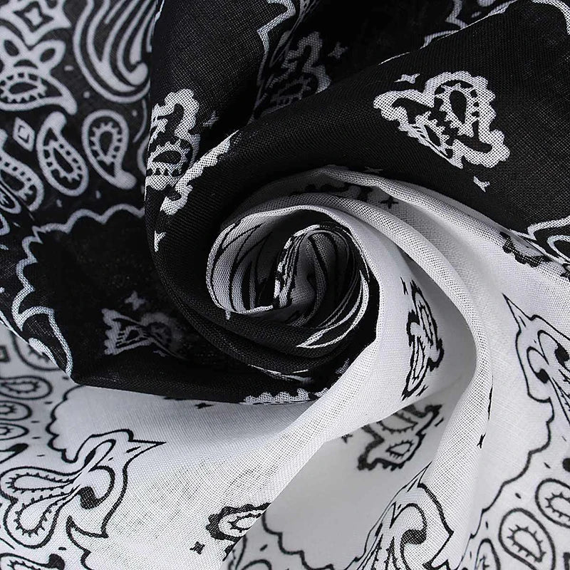 Bandana Unissex Algodão - Estilo Cowboy para Bikers e Esportistas