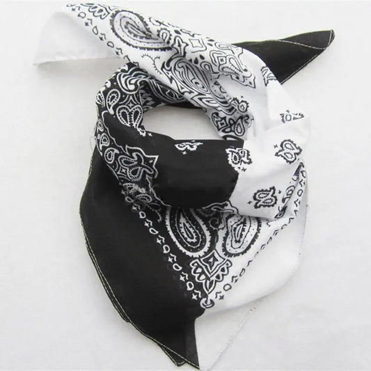 Bandana Unissex Algodão - Estilo Cowboy para Bikers e Esportistas