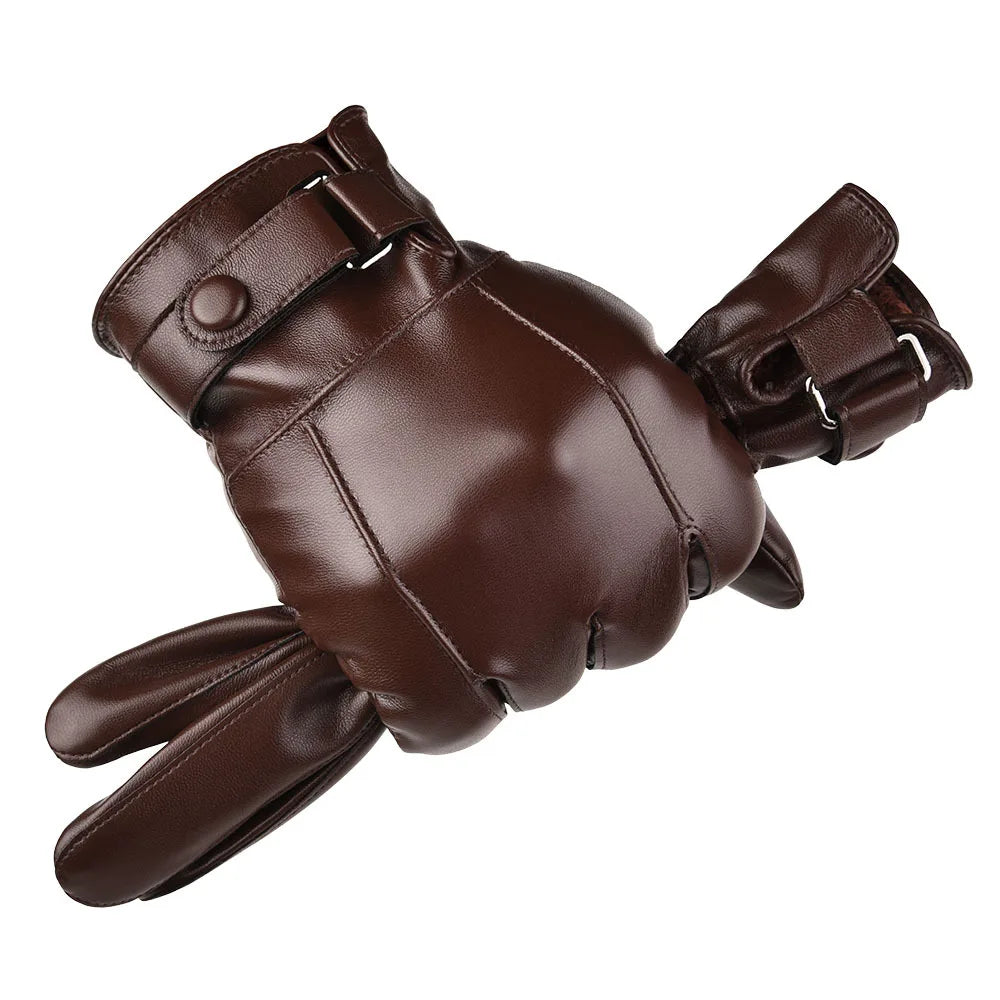 Luvas de Inverno em Couro Genuine Leather: Conforto e Estilo para os Dias Frios!