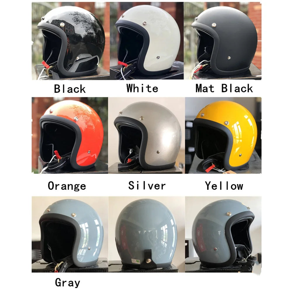 Capacete Vintage TT&COCASCOS 500TX - Open Face