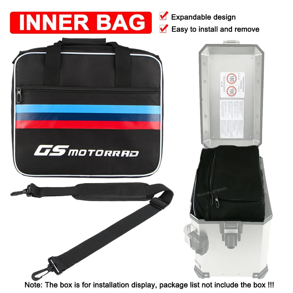 Bolsa Interna para Baú de Motocicleta F850GS F750GS R1250GS R1200GS GS ADV - Proteção e Organização para sua Bagagem