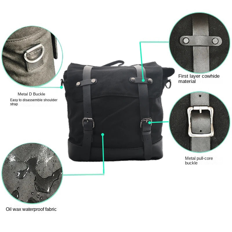 Bolsas de Lateral Impermeáveis para Motocicleta - Alta Capacidade, Versatilidade e Durabilidade