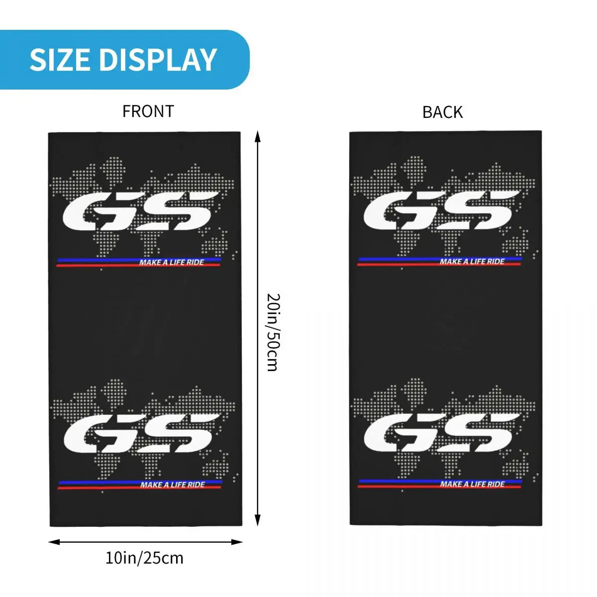 Bandana Customizada GS Adventure - Proteção e Estilo para Motociclistas e Aventureiros