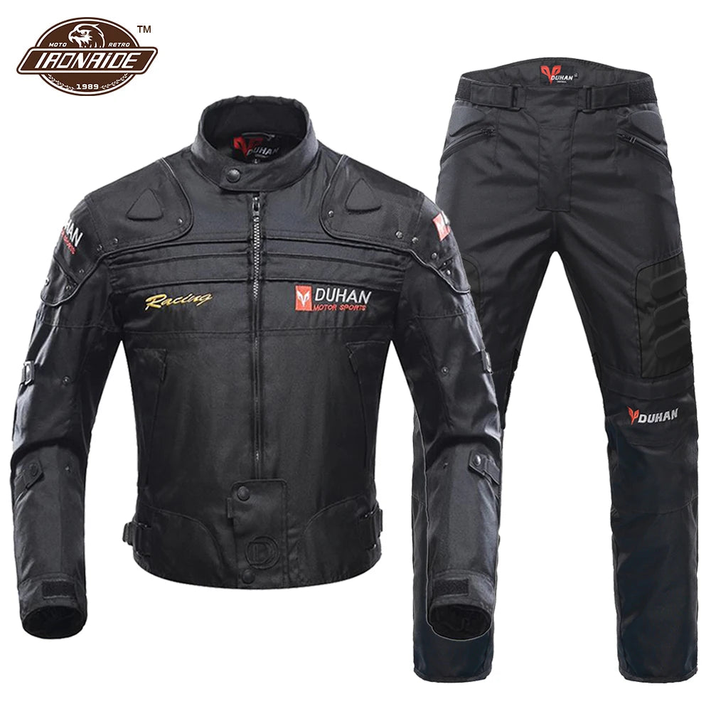 Jaqueta Motociclista DUHAN - Impermeável e Resistente