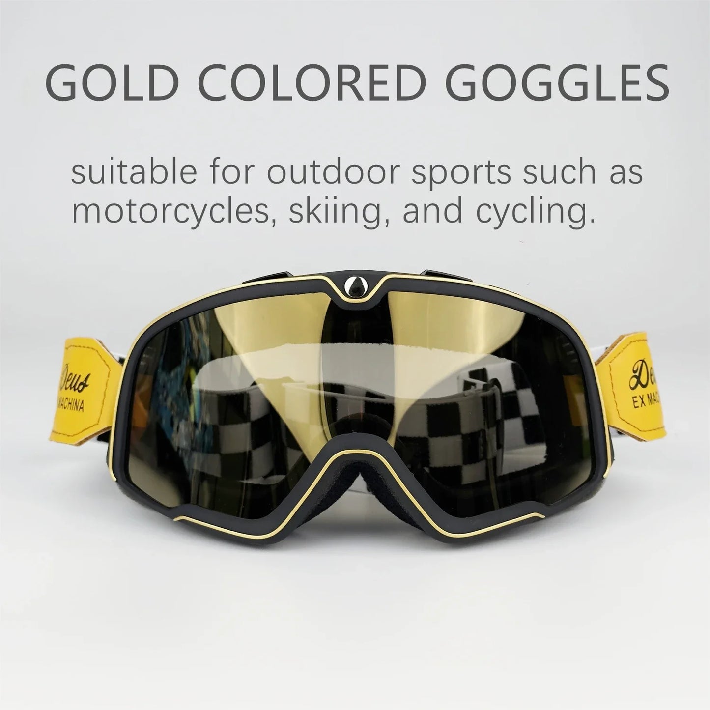 Óculos de Proteção Multiuso para Motociclistas - Versatilidade e Estilo