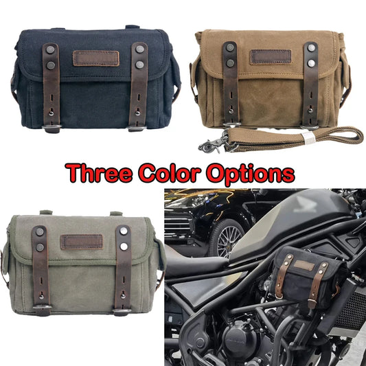 Bolsa Lateral Universal para Motocicleta com Bolsa Interna Removível e Impermeável