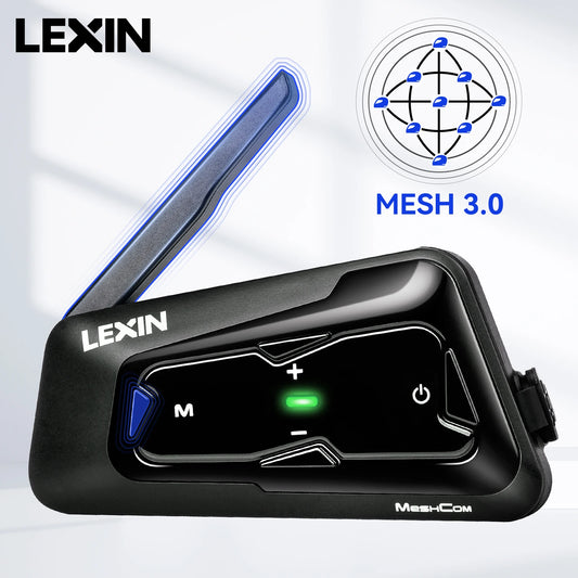 Intercomunicador Bluetooth & Mesh para Motocicleta LEXIN-MeshCom