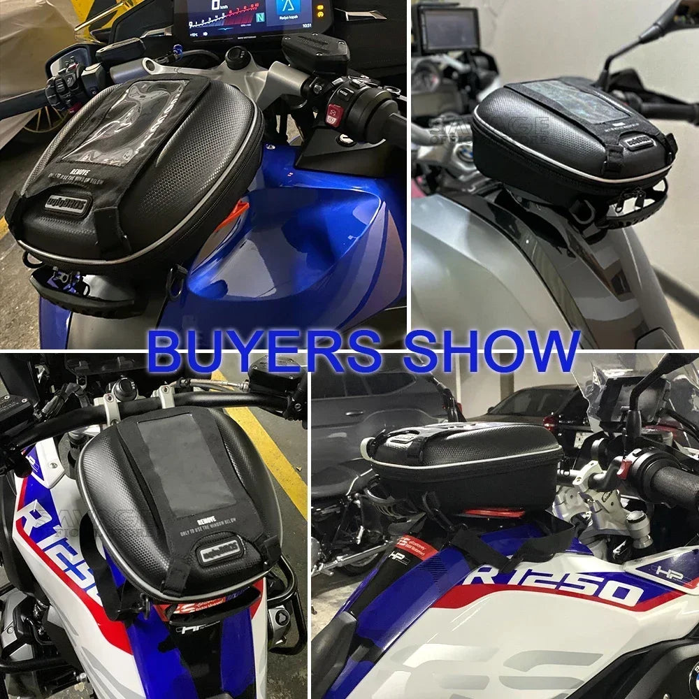 Bolsa de Tanque para Motocicleta - SAVAGE (Compatível com BMW R1250GS, R1200GS, S1000XR, F850GS, e Outros Modelos)