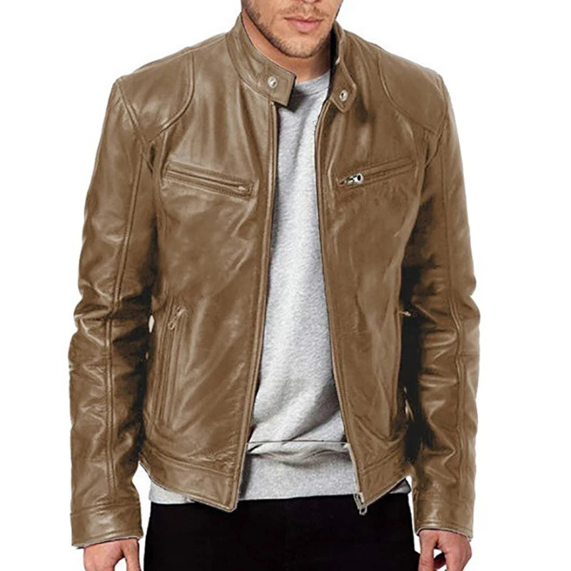 Jaqueta de Couro Masculina