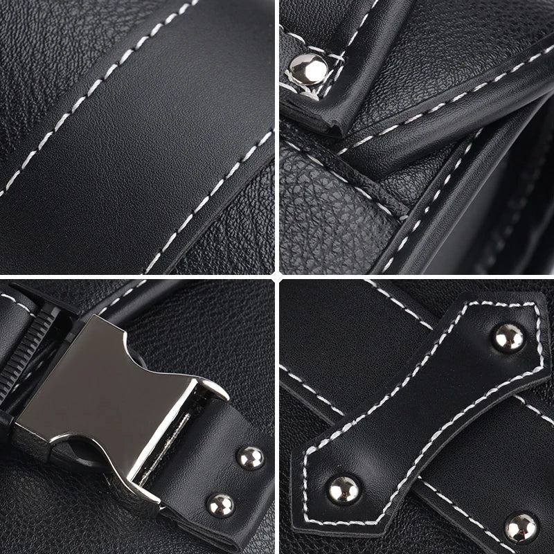 Bolsa de Ferramentas para Motocicleta - Compatível com Honda Rebel 250/500/1100, Kawasaki W400/W650, Harley XL883L, Yamaha SR400 e Outros Modelos