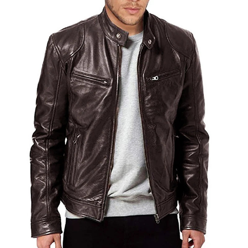Jaqueta de Couro Masculina