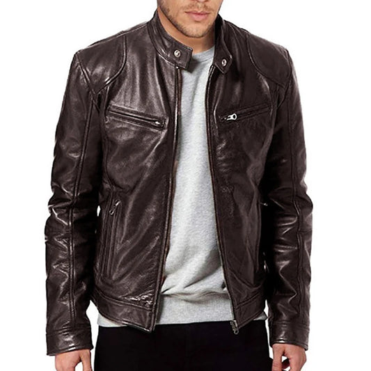 Jaqueta de Couro Masculina