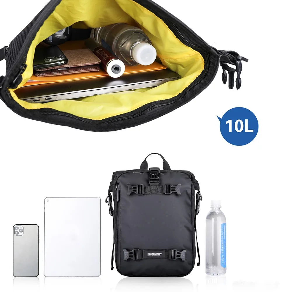 Mochila Impermeável Multifuncional para Motociclistas - 10L, 20L ou 30L Backpack