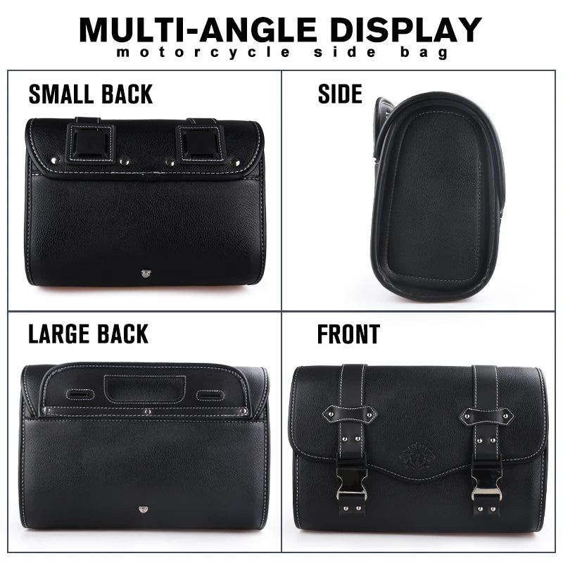 Bolsa de Ferramentas para Motocicleta - Compatível com Honda Rebel 250/500/1100, Kawasaki W400/W650, Harley XL883L, Yamaha SR400 e Outros Modelos