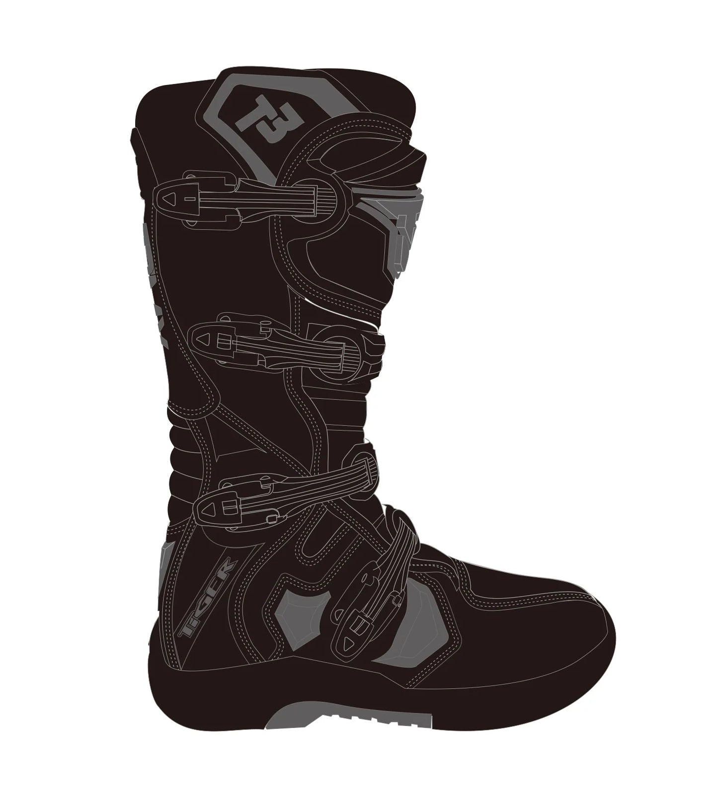 Botas de Motocross HEROBIKER Rally Pro – Segurança, Conforto e Estilo na Estrada