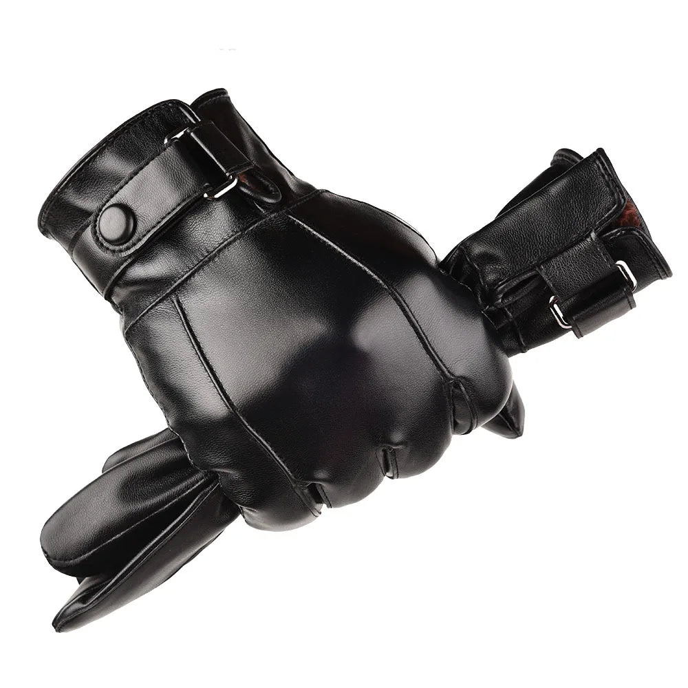 Luvas de Inverno em Couro Genuine Leather: Conforto e Estilo para os Dias Frios!