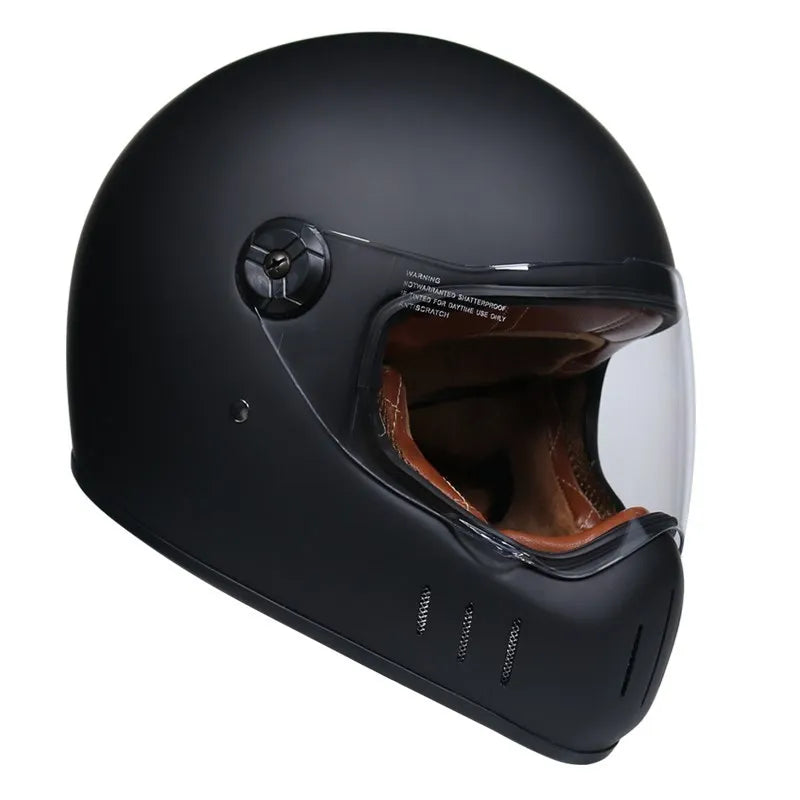Capacete Thompson Full Face Retro para Motociclistas - Estilo Vintage e Chopper