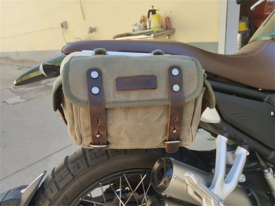 Bolsa Lateral Universal para Motocicleta com Bolsa Interna Removível e Impermeável