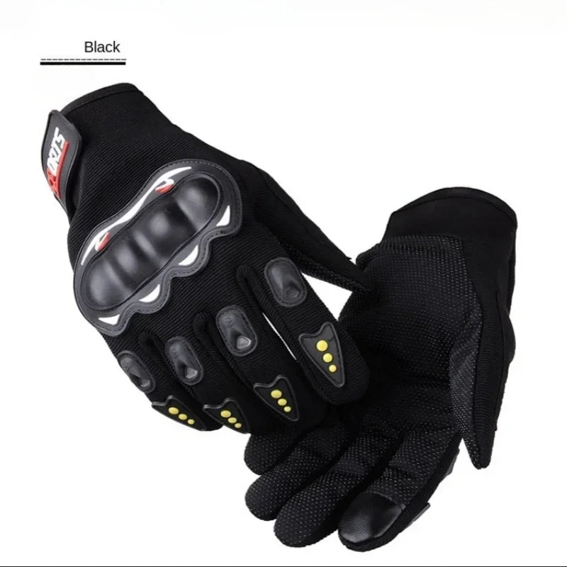 Luvas de Motocicleta de Dedos Completos: Proteção e Estilo para suas Aventura!