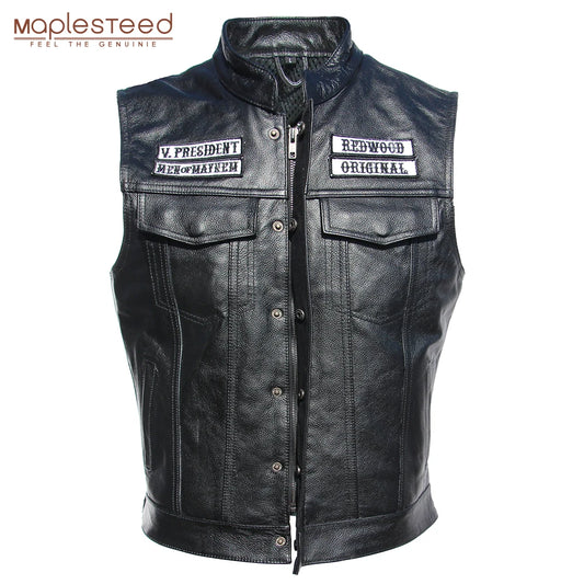 Colete de Couro Sons of Anarchy para Motociclistas