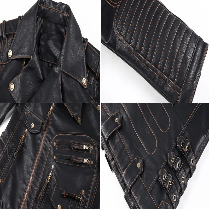 Jaqueta de Couro Masculina - Estilo e Conforto para os Dias Frios