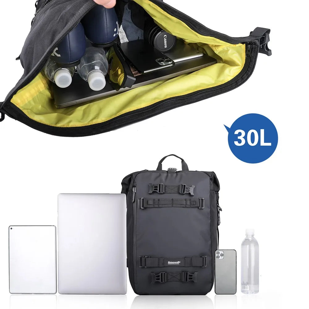 Mochila Impermeável Multifuncional para Motociclistas - 10L, 20L ou 30L Backpack