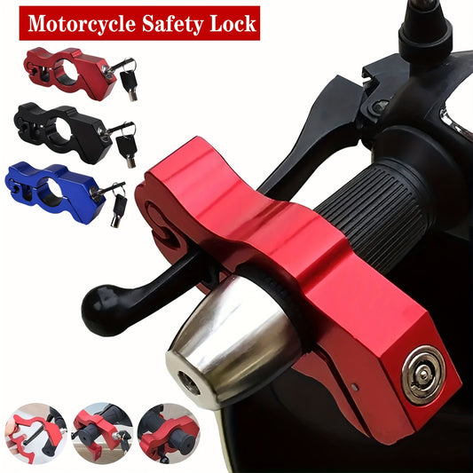 Trava de Segurança para Motos e Bicicletas - Anti-Furto Pesada para Manopla e Acelerador - Proteção para Freio e Embreagem de Motos, Bicicletas e ATVs